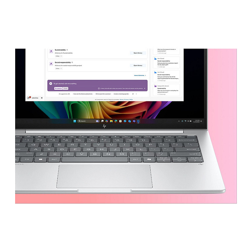 Laptop HP EliteBook 840 G11 (14", IPS, WUXGA, Intel Core Ultra 5 125U, 16GB, 512GB SSD, Intel Graphics, Windows 11 Pro, DE tipkovnica, Srebrna)-2