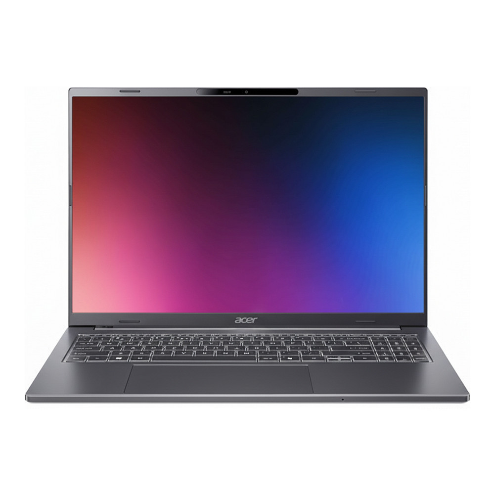Laptop ACER Aspire 16 AI OLED A16-52M-916J (16", OLED, WQXGA+, Intel Core Ultra 9 185H, 32GB, 1TB SSD, Intel Arc Graphics, Windows 11 Home, Non-HR tipkovnica, Siva)