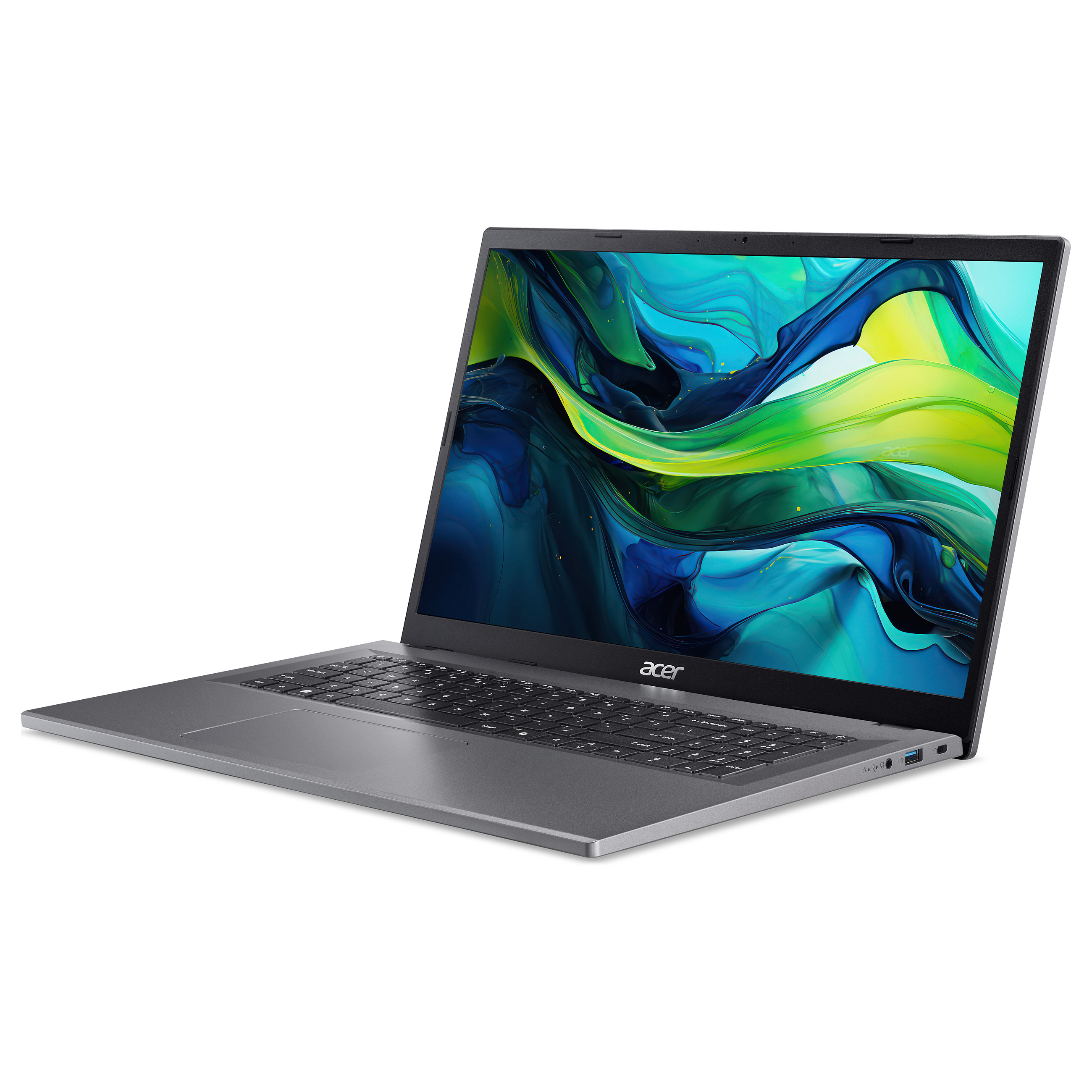 Laptop ACER Aspire Go 17 AG17-31P-36CG (17.3", IPS, Full HD, Intel Core i3-N305, 8GB, 512GB SSD, Intel UHD Graphics, Linux, Non-HR tipkovnica, Srebrna)-2