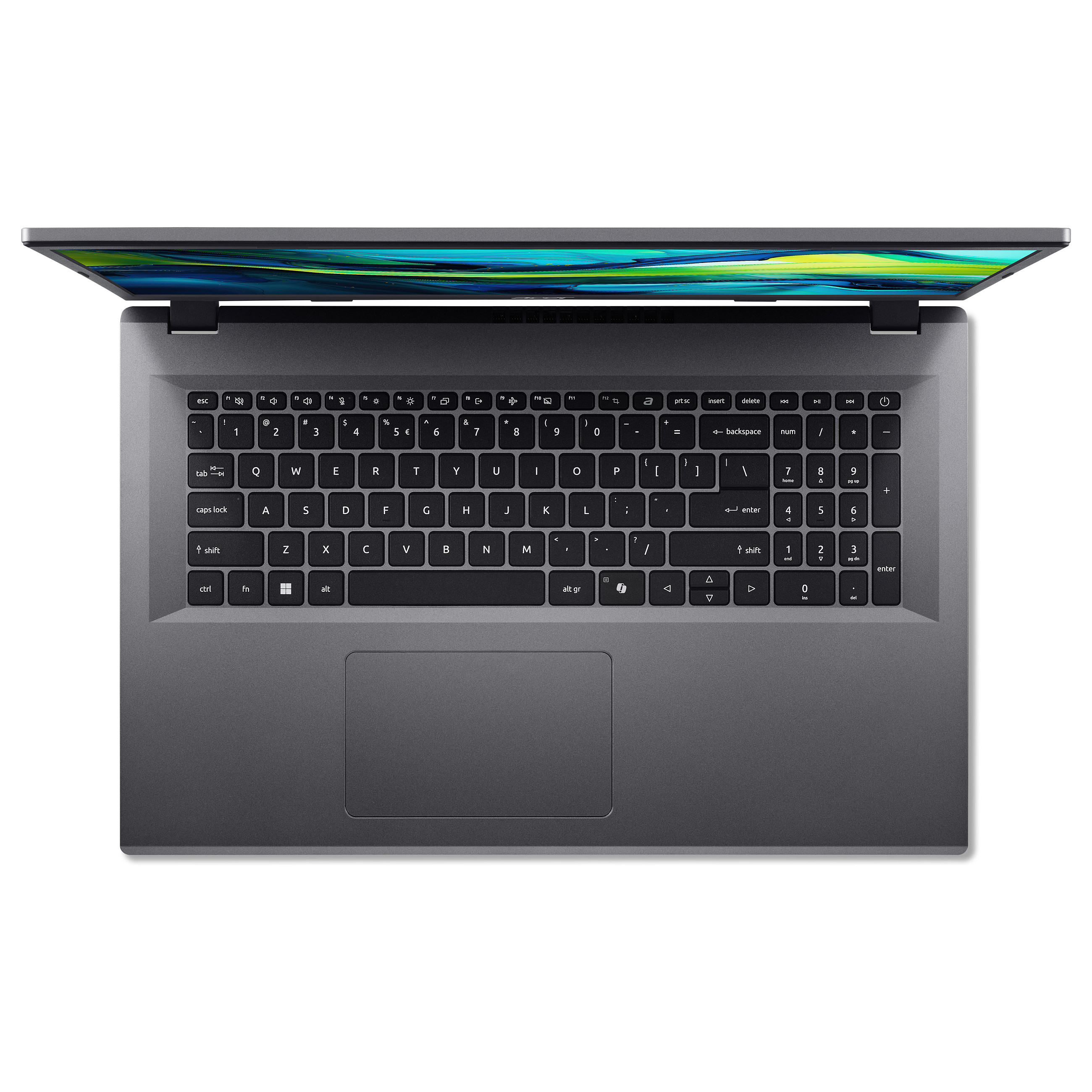 Laptop ACER Aspire Go 17 AG17-31P-36CG (17.3", IPS, Full HD, Intel Core i3-N305, 8GB, 512GB SSD, Intel UHD Graphics, Linux, Non-HR tipkovnica, Srebrna)-3