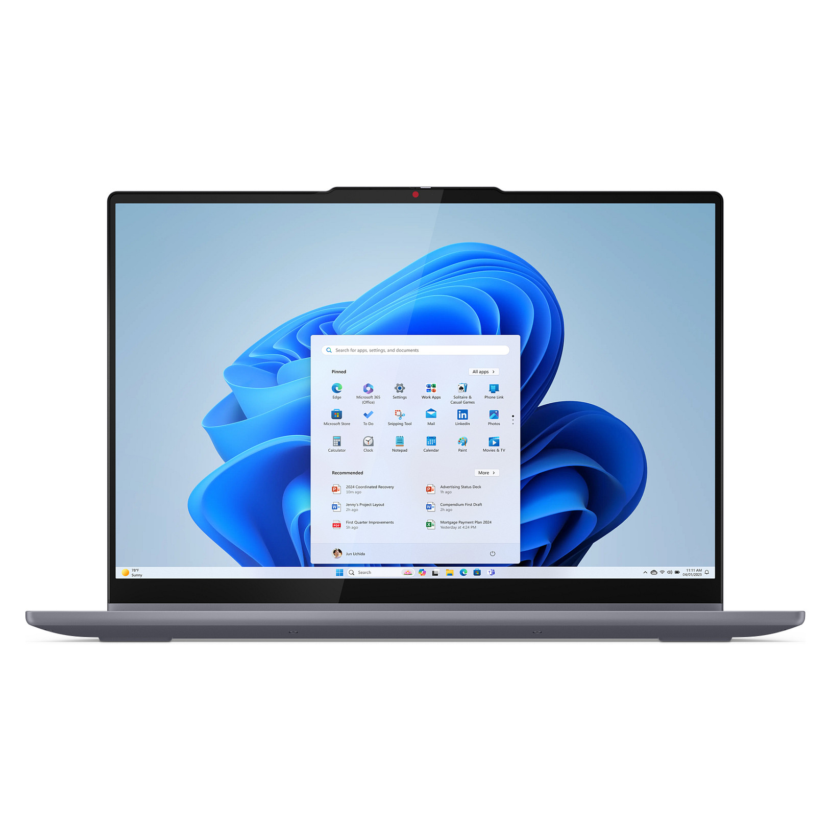 Laptop LENOVO IdeaPad 5 2-in-1 16IML9 (16", IPS Touch, WUXGA, Intel Core Ultra 5 125U, 16GB, 512GB SSD, Intel Graphics, Windows 11 Home, HR tipkovnica, Siva)