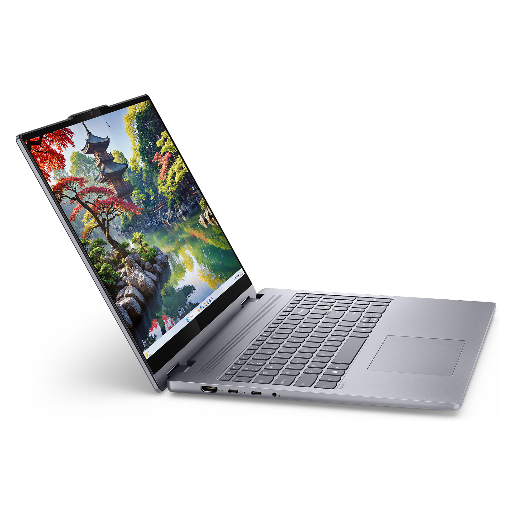 Laptop LENOVO IdeaPad 5 2-in-1 16IML9 (16", IPS Touch, WUXGA, Intel Core Ultra 5 125U, 16GB, 512GB SSD, Intel Graphics, Windows 11 Home, HR tipkovnica, Siva)-4