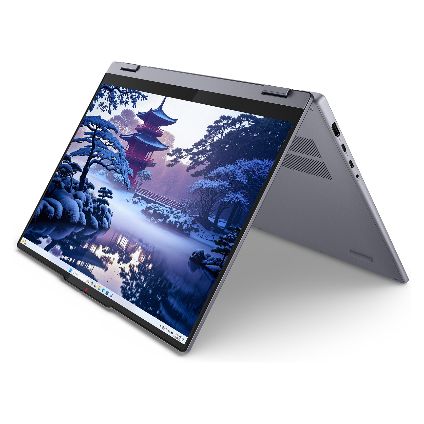 Laptop LENOVO IdeaPad 5 2-in-1 16IML9 (16", OLED, WUXGA, Intel Core Ultra 7 155H, 16GB, 1TB SSD, Intel Arc Graphics, Windows 11 Home, DE tipkovnica, Siva)-13