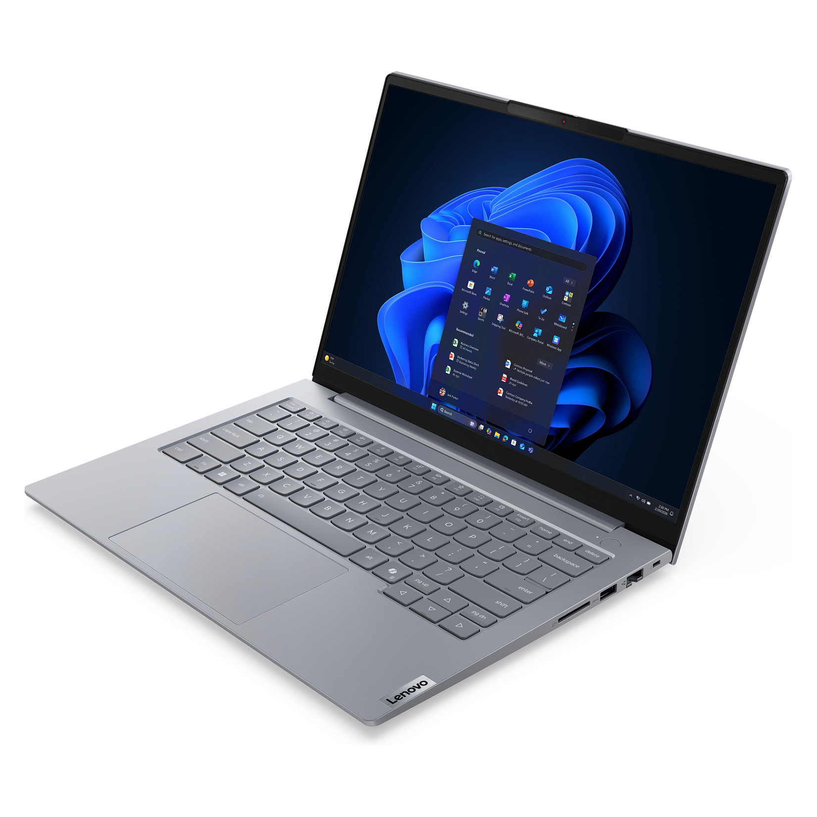Laptop LENOVO ThinkBook 14 G9 (14", WUXGA, AMD Ryzen 7, 32GB, 1TB SSD, AMD Radeon 780M, Windows 11 Pro, DE tipkovnica, Arctic Grey)-8