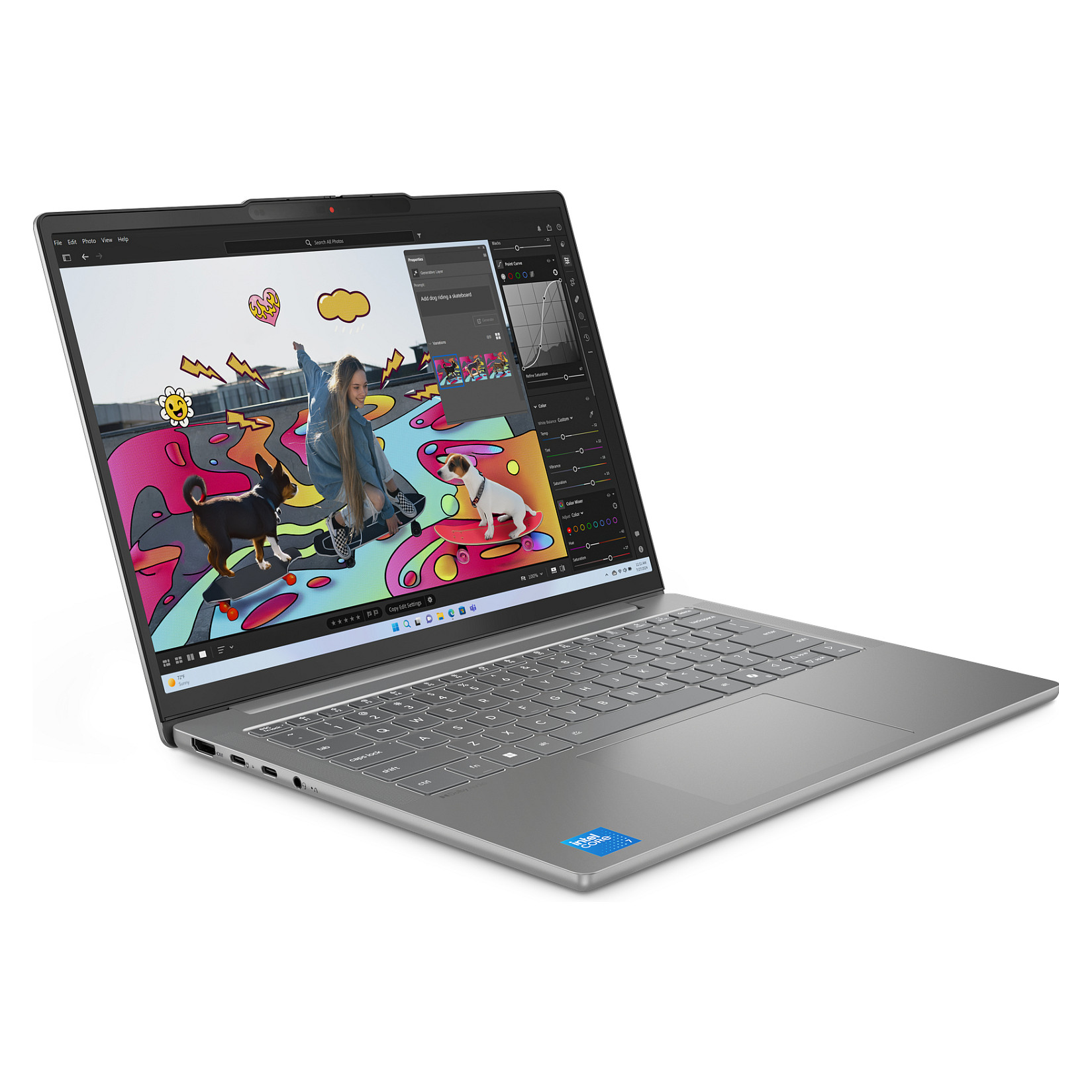 Laptop LENOVO IdeaPad Slim 5 (14", OLED, WUXGA, AMD Ryzen AI 5 330, 16GB, 512GB SSD, AMD Radeon Graphics, Windows 11 Home, Non-HR tipkovnica)-9