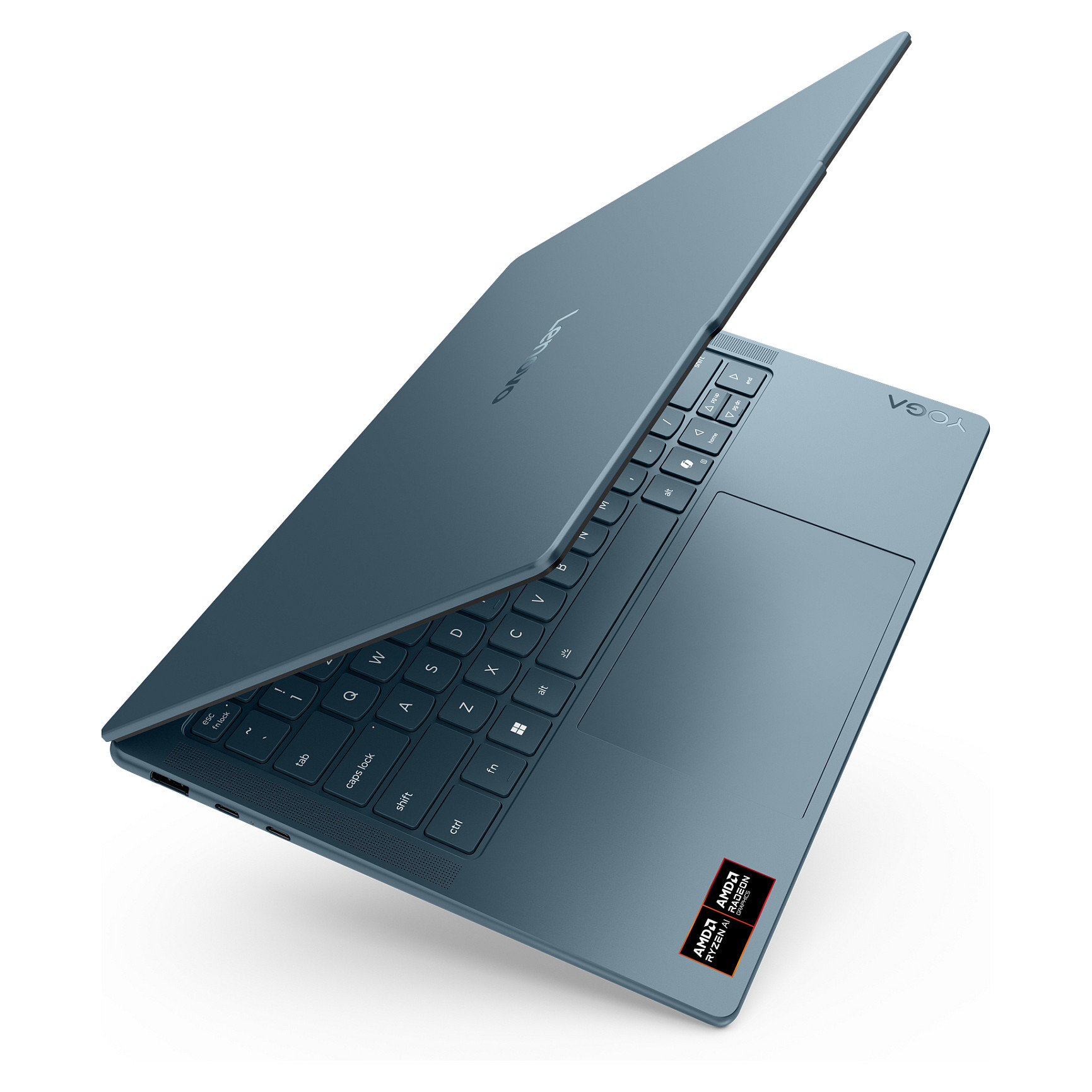 Laptop LENOVO Yoga Slim 7 14AKP10 (14", OLED, 2.8K, 120Hz, AMD Ryzen AI 7 350, 16GB, 512GB SSD, AMD Radeon 860M, Windows 11 Home, DE tipkovnica, Tidal Teal)-5