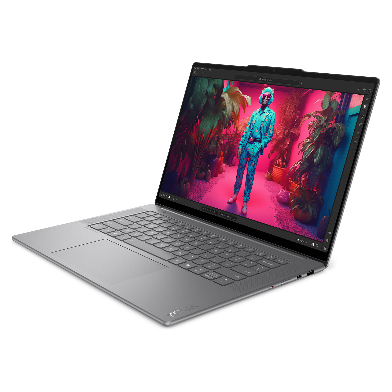 Laptop LENOVO Yoga Slim 7 14IMH9 (14", OLED, 3K, Intel Core Ultra 7 155H, 16GB, 1TB SSD, Intel Arc Graphics, Windows 11 Home, HR tipkovnica, Luna Grey)-10