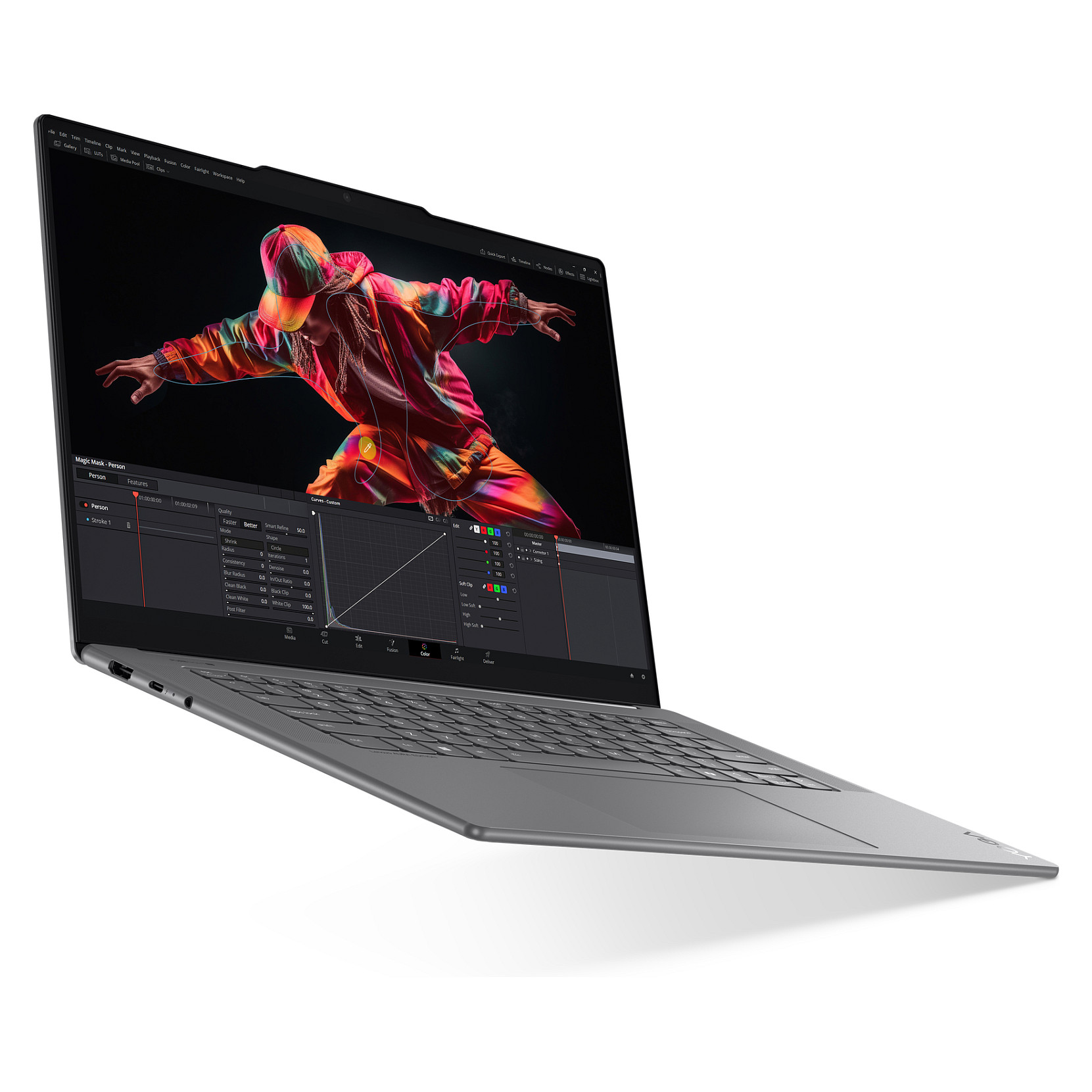 Laptop LENOVO Yoga Slim 7 14IMH9 (14", OLED, 3K, Intel Core Ultra 7 155H, 16GB, 1TB SSD, Intel Arc Graphics, Windows 11 Home, HR tipkovnica, Luna Grey)-11