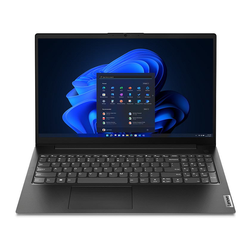 Laptop LENOVO V15 G4 AMN (15.6", TN, FHD, AMD Ryzen 3 7320U, 8GB, 256GB SSD, AMD Radeon 610M, Windows 11 Home, FR tipkovnica (AZERTY), Business Black)-0