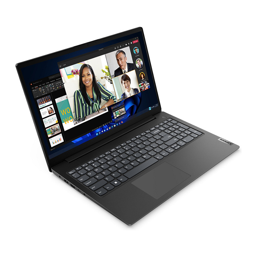 Laptop LENOVO V15 G4 AMN (15.6", TN, FHD, AMD Ryzen 3 7320U, 8GB, 256GB SSD, AMD Radeon 610M, Windows 11 Home, FR tipkovnica (AZERTY), Business Black)-1
