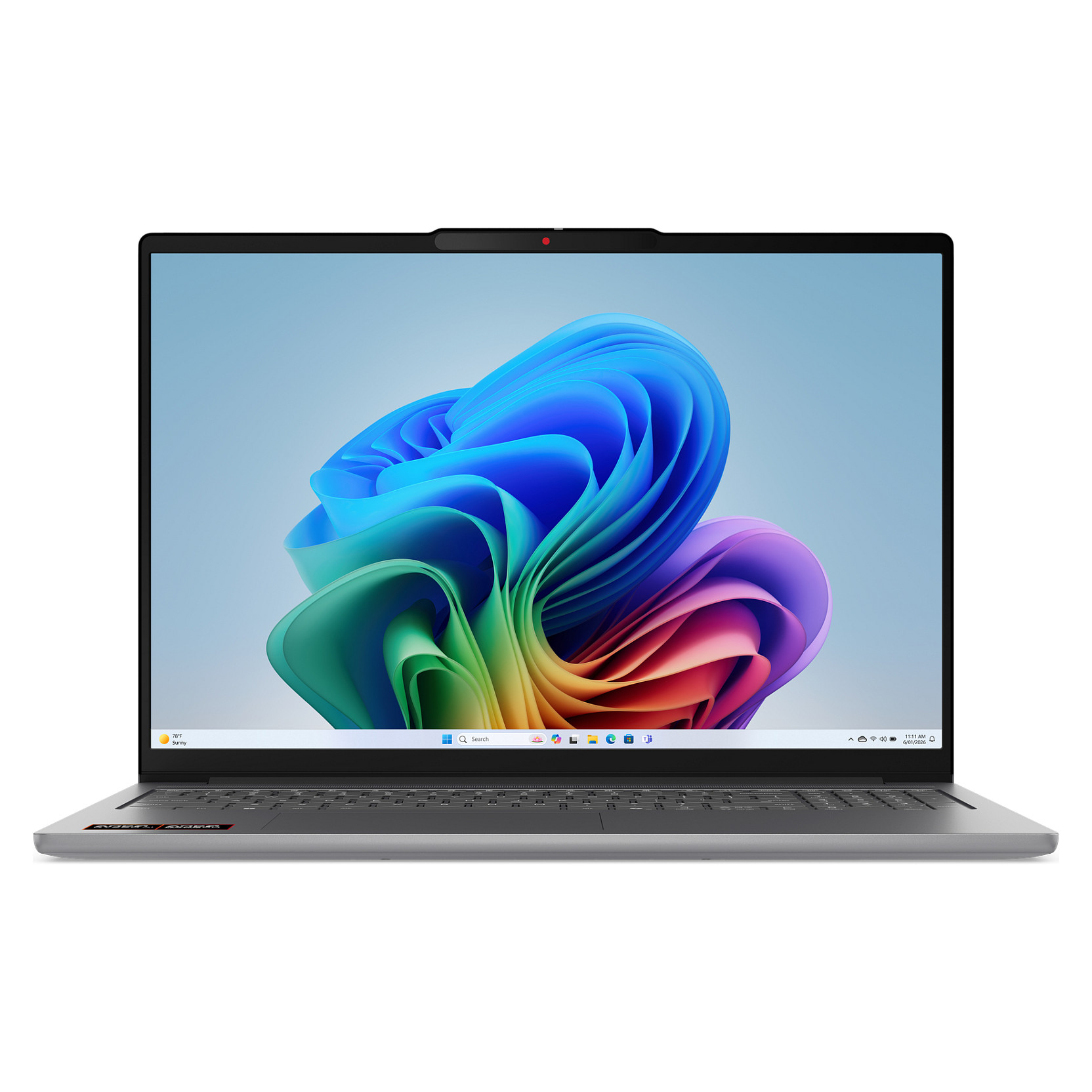 Laptop LENOVO IdeaPad Slim 5 16AGP11 (16", OLED, WUXGA, AMD Ryzen AI 7 445, 16GB, 1TB SSD, AMD Radeon 840M, Windows 11 Home, DE tipkovnica, Siva)-1