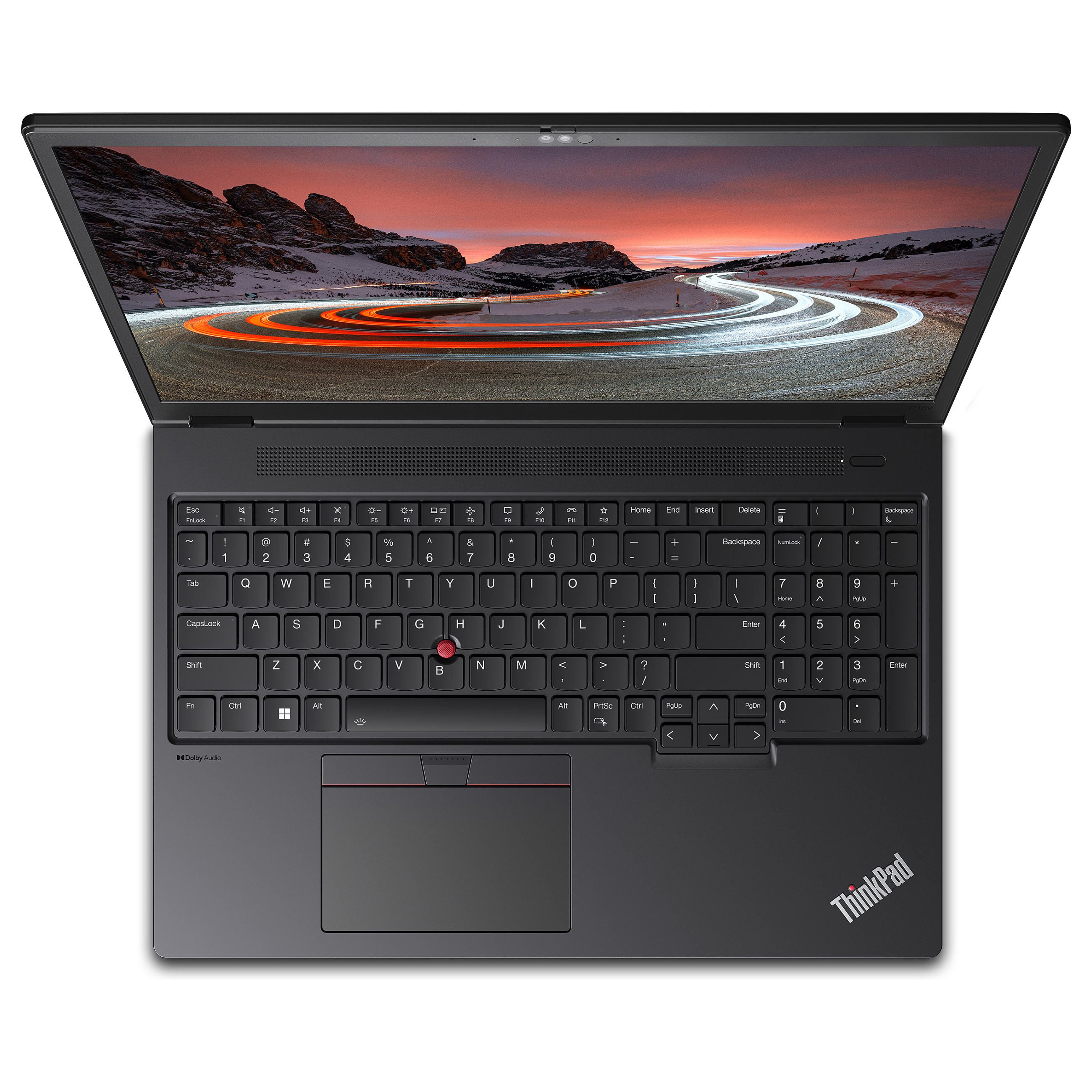 Laptop LENOVO ThinkPad P16v G3 (16" IPS, WUXGA, Intel Core Ultra 7 165H, 32GB, 512GB SSD, NVIDIA RTX 500 Ada, Windows 11 Pro, DE tipkovnica, Crna)-4
