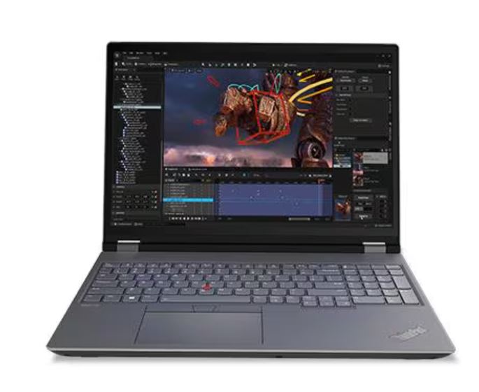 Laptop LENOVO ThinkPad P16 G2 (16" IPS, UHD, Intel Core i7-14700HX, 32GB, 512GB SSD, NVIDIA RTX A2000 Ada, Windows 11 Pro, DE tipkovnica, Siva)-0