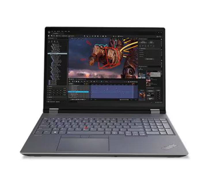 Laptop LENOVO ThinkPad P16 Gen 2 (16", IPS, WQXGA, Intel Core i7-13850HX, 64GB, 512GB SSD, NVIDIA RTX A3500 Ada, Windows 11 Pro, Non-HR tipkovnica, sivi)-0