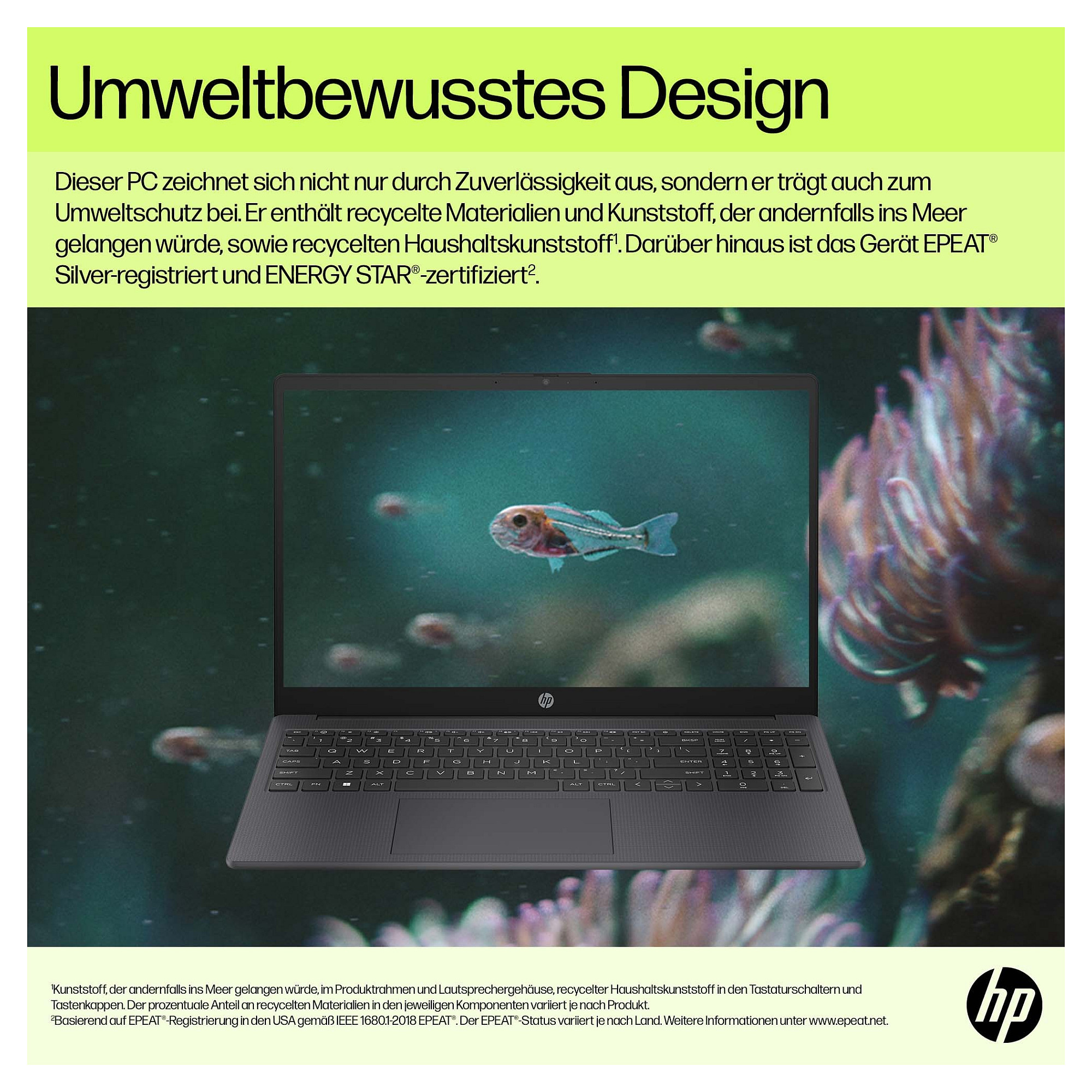 Laptop HP 15-fd0511ng (15.6", Full HD, Intel Processor N100, 4GB, 128GB SSD, Intel UHD Graphics, Windows 11 Home S, DE tipkovnica, Srebrna)-6