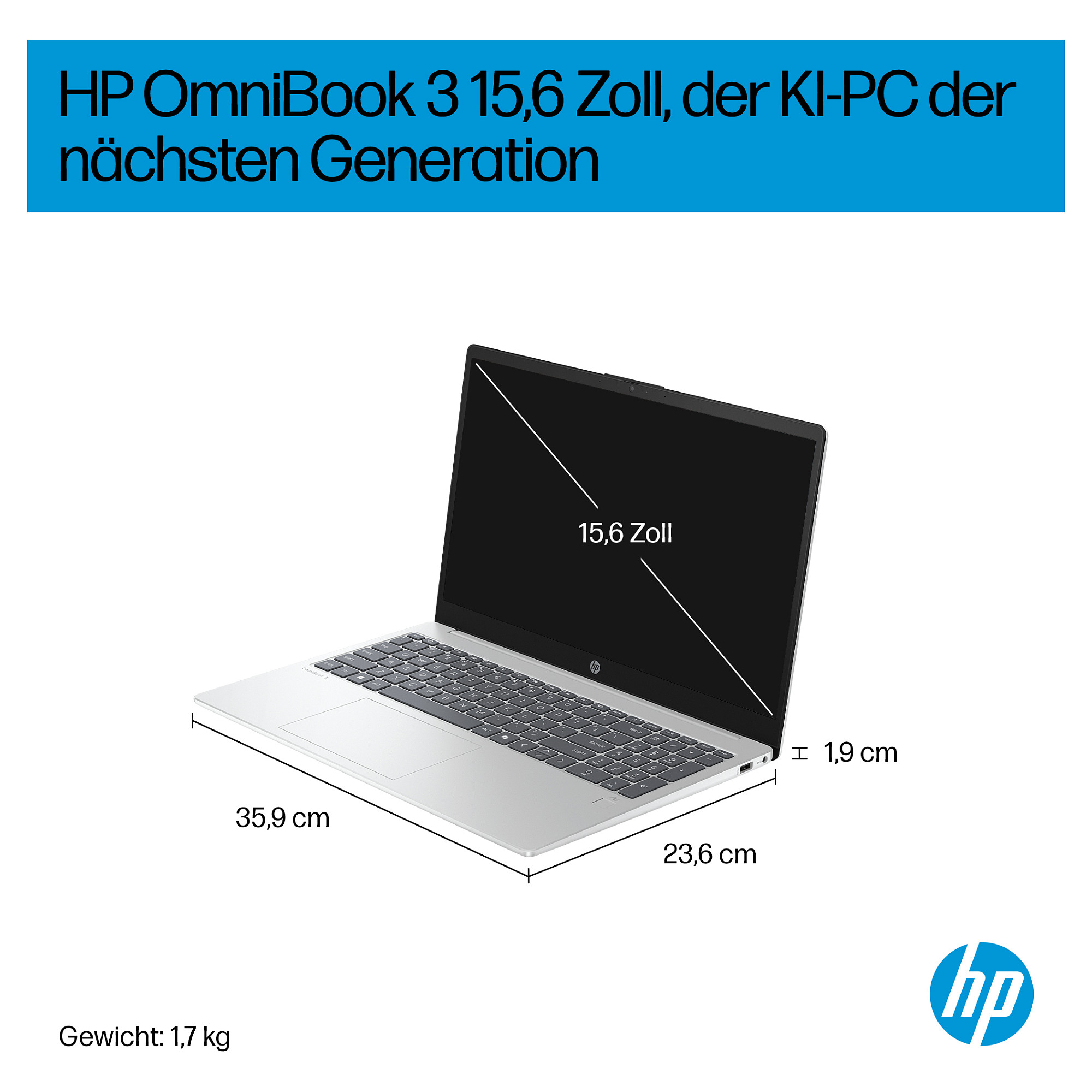 Laptop HP OmniBook 3 15-fn0653ng (15.6", FHD, AMD Ryzen AI 5 330, 16GB, 1TB SSD, AMD Radeon Graphics, Windows 11 Home, Non-HR tipkovnica, Srebrna)-11