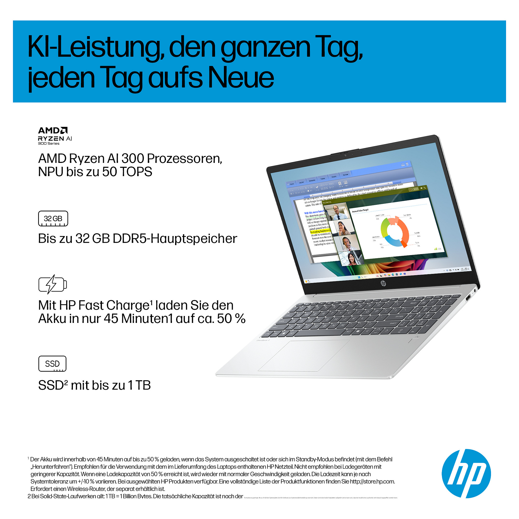 Laptop HP OmniBook 3 15-fn0653ng (15.6", FHD, AMD Ryzen AI 5 330, 16GB, 1TB SSD, AMD Radeon Graphics, Windows 11 Home, Non-HR tipkovnica, Srebrna)-13