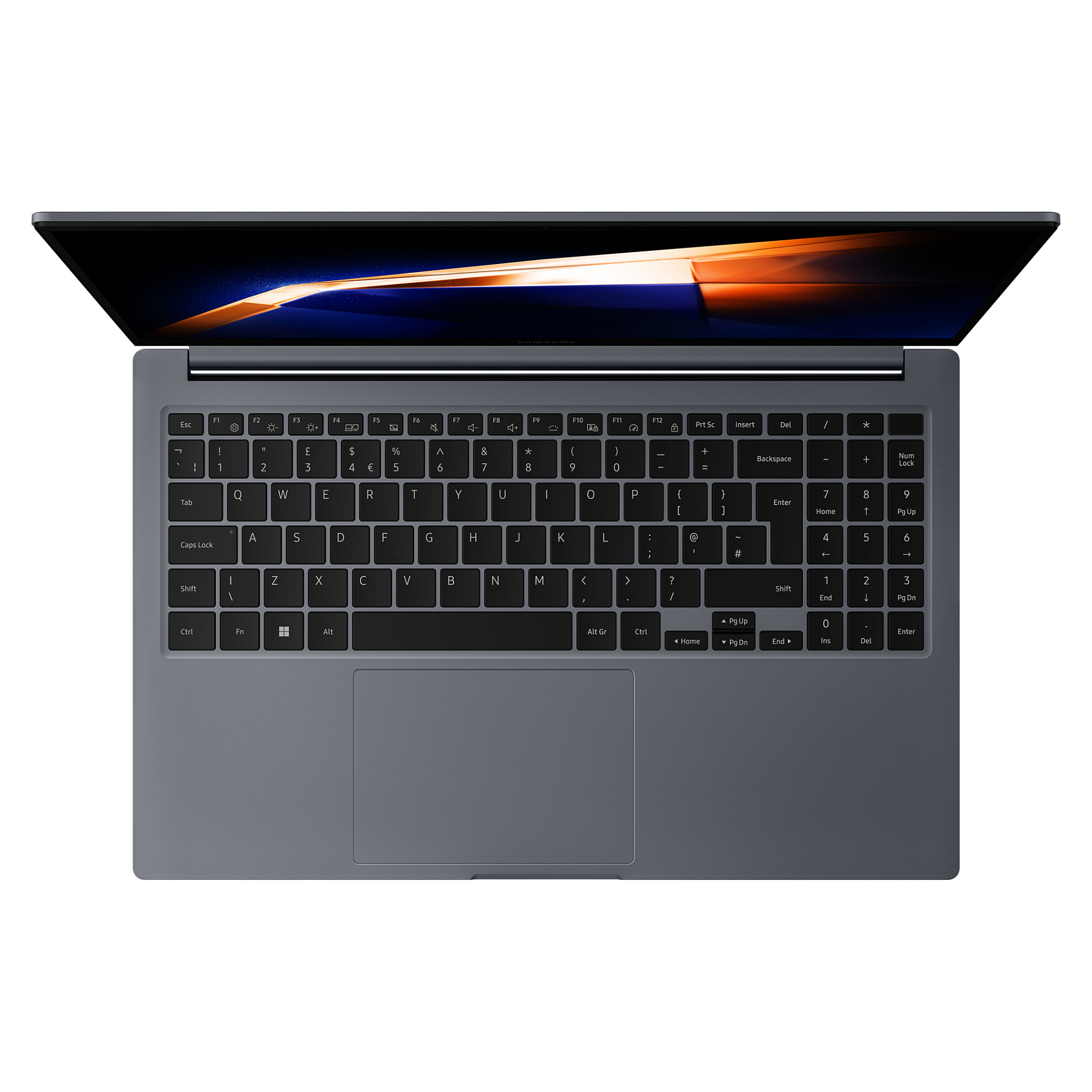 Laptop SAMSUNG Galaxy Book4 (15.6", LED, Full HD, Intel Core i7-1355U, 16GB, 1TB SSD, Intel Iris Xe Graphics, Windows 11 Home, AZERTY tipkovnica, Siva)-1