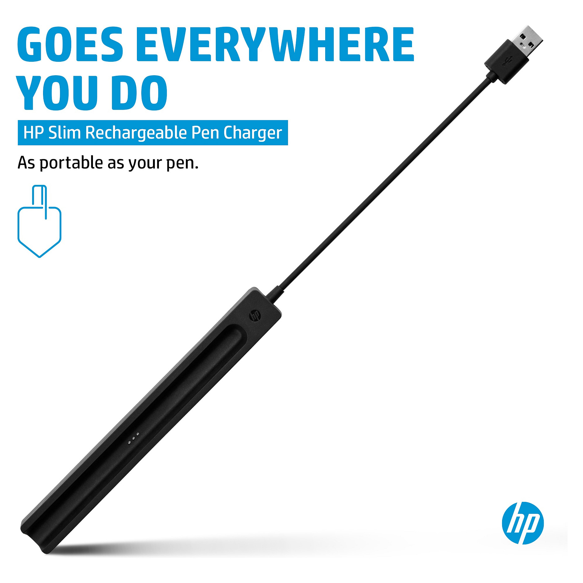 Punjač za olovku HP Rechargeable Slim Pen Charger (408S5AA)-2