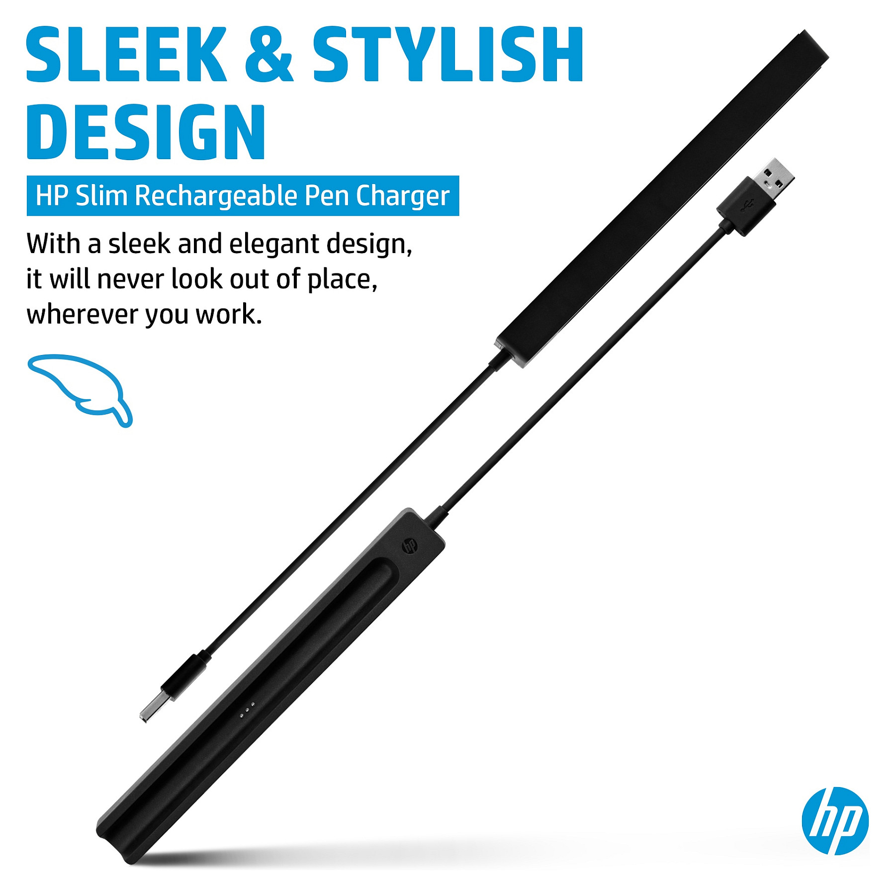 Punjač za olovku HP Rechargeable Slim Pen Charger (408S5AA)-7