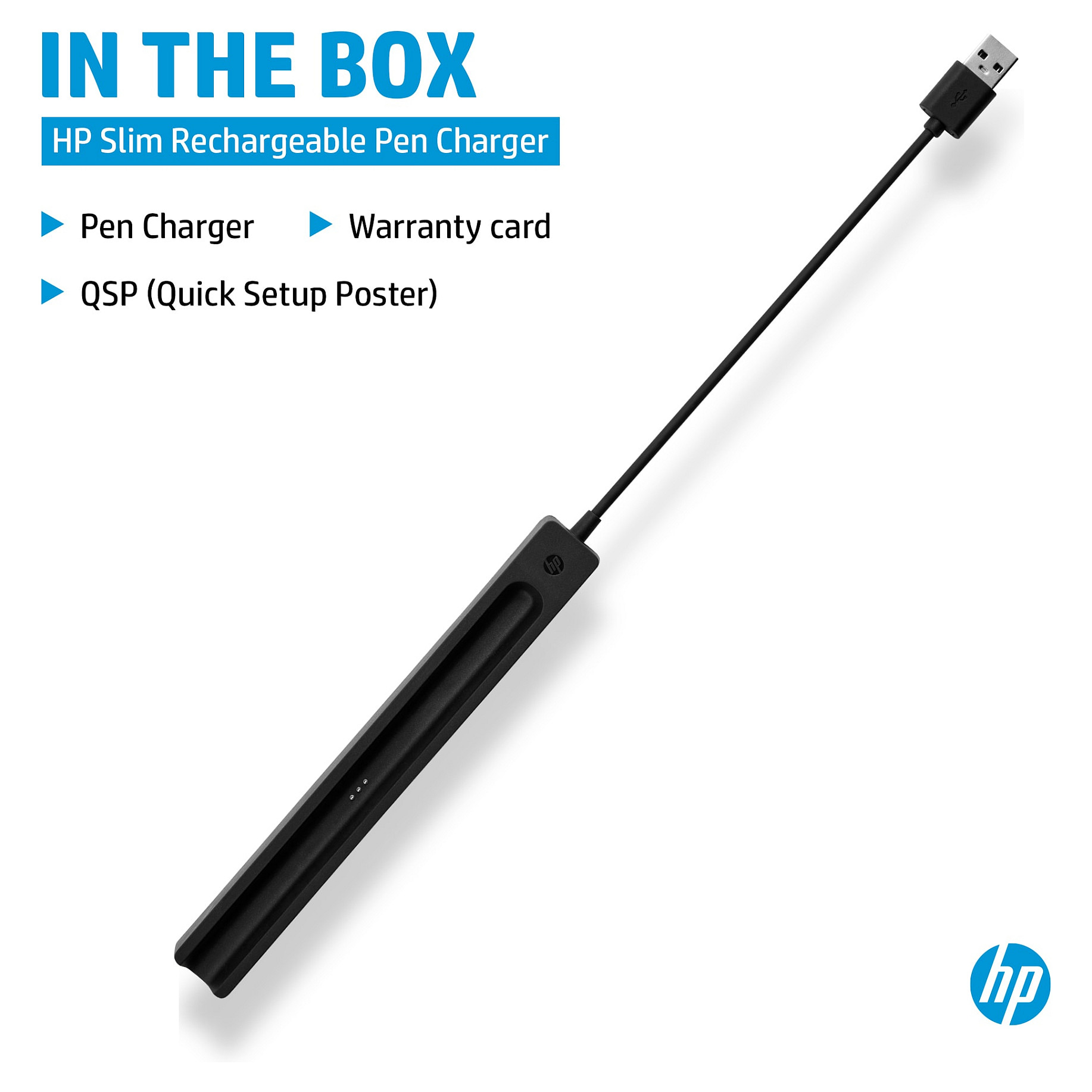 Punjač za olovku HP Rechargeable Slim Pen Charger (408S5AA)-10