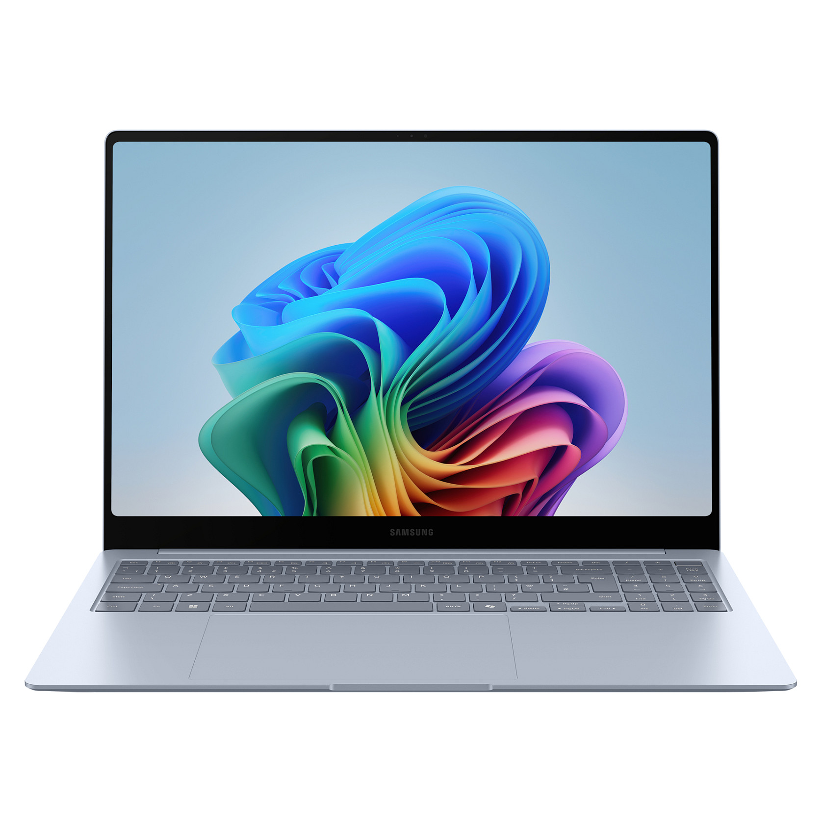 Laptop SAMSUNG Galaxy Book4 Edge (16", Dynamic AMOLED 2X Touch, 3K, Snapdragon X Elite, 16GB, 512GB SSD, Qualcomm Adreno, Windows 11 Home, DE tipkovnica, Plava)