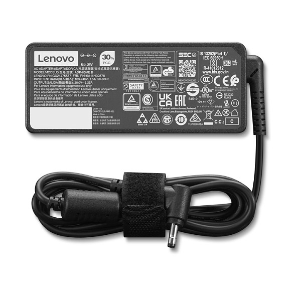Lenovo 65W strujni adapter za prijenosno računalo okrugli konektor crni (4X21K07722)-0