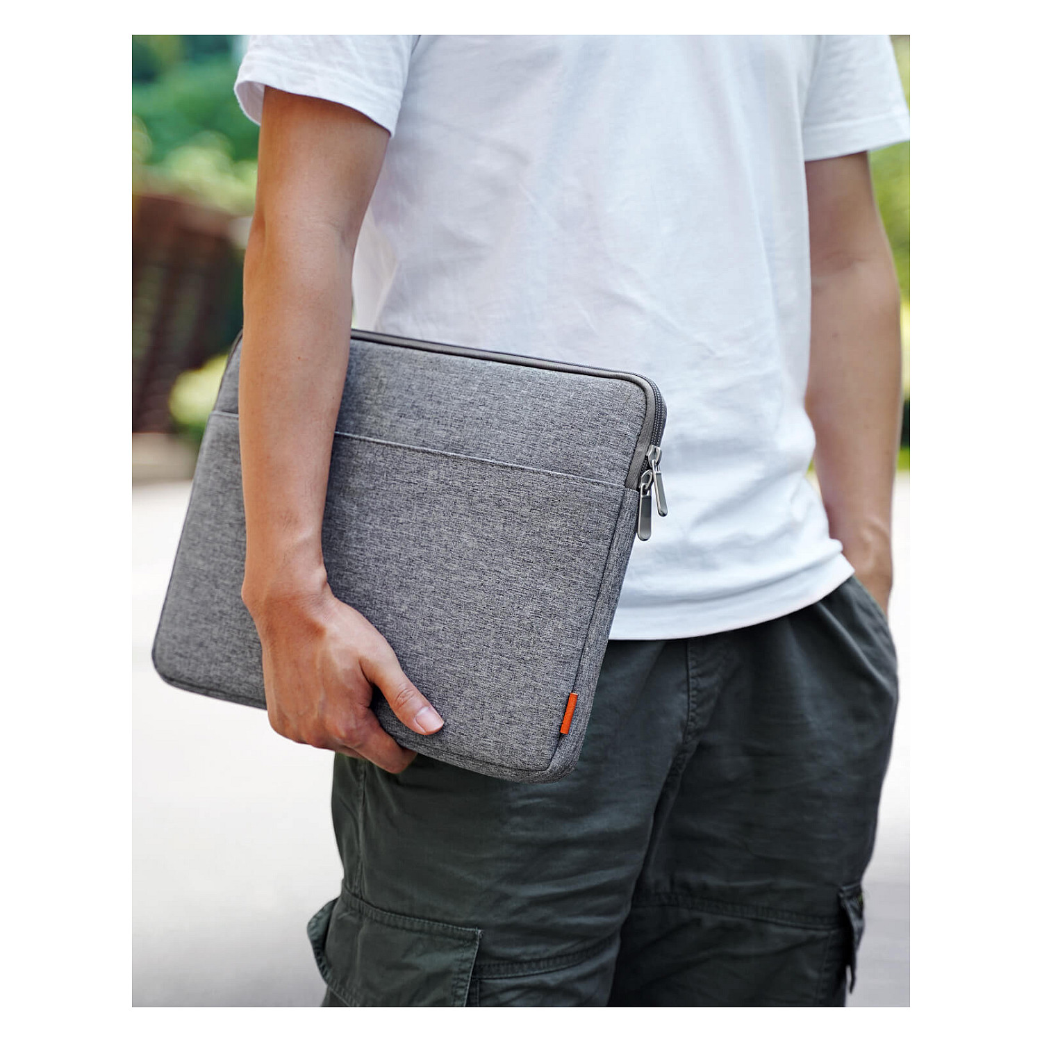 Torba za laptop INATECK 14" s torbicom za opremu LB01005-14, siva boja-2