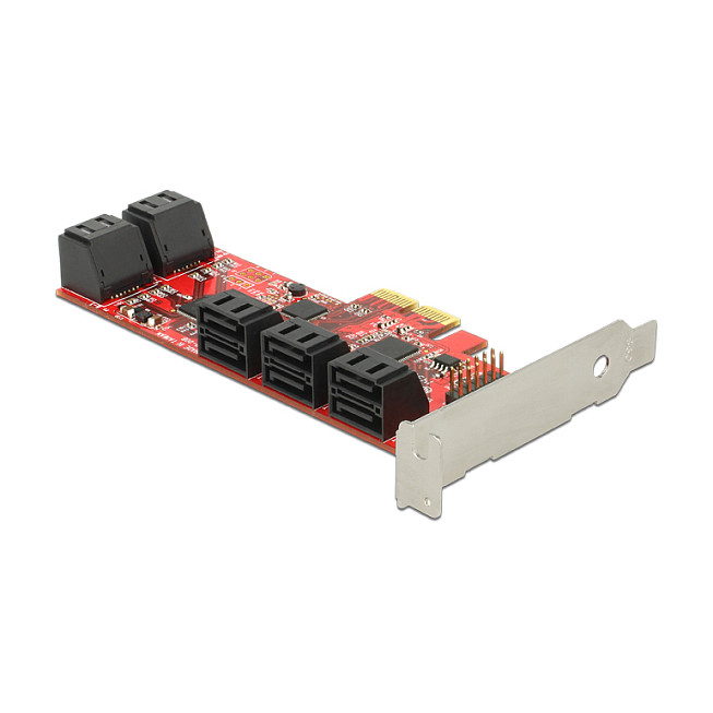 DELOCK PCIe x4 kartica na 10x interni SATA 6 Gb/s (Low Profile)-2
