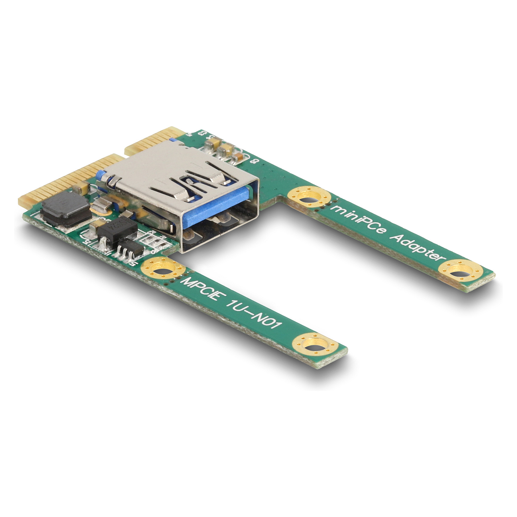 DELOCK Mini PCIe I/O kartica 1x USB 2.0 Type-A (Full/Half Size)