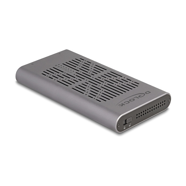 Vanjsko kućište DELOCK za 2x M.2 NVMe SSD s funkcijom kloniranja, USB-C 20 Gbps-2