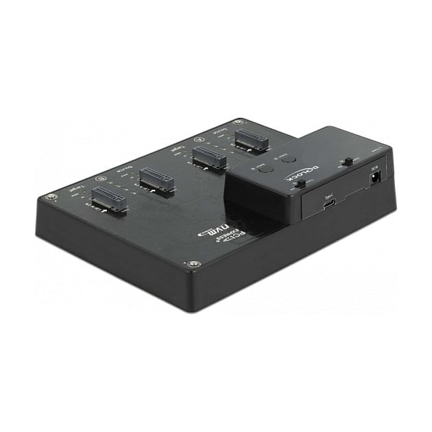 DELOCK M.2 priključna stanica za 4x NVMe SSD s funkcijom kloniranja - 64124