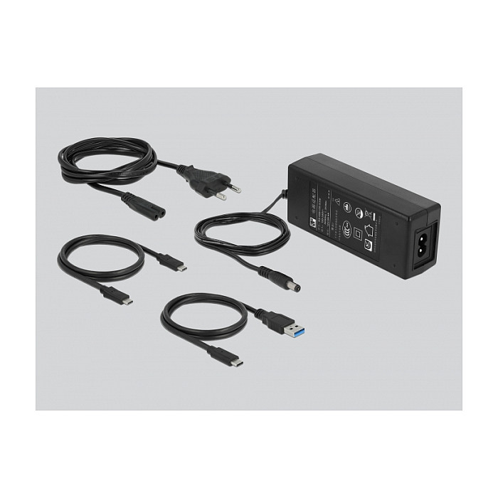 DELOCK M.2 priključna stanica za 4x NVMe SSD s funkcijom kloniranja - 64124-6
