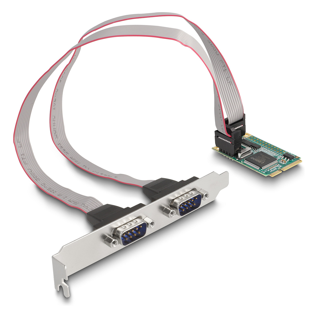 DELOCK Mini PCIe kartica 2x RS-232 serijski port, 95273