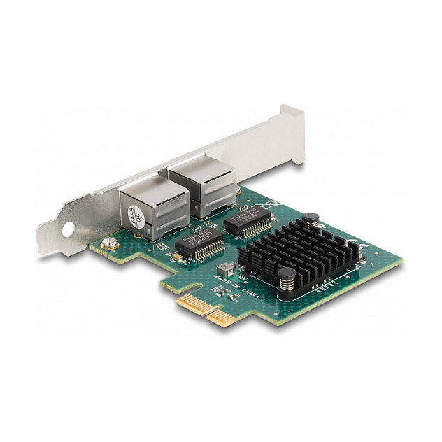 Mrežna kartica DELOCK PCI Express x1 na 2x Gigabit LAN-0