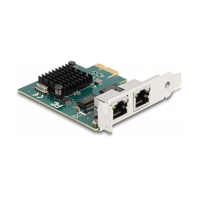 Mrežna kartica DELOCK PCI Express x1 na 2x Gigabit LAN-1