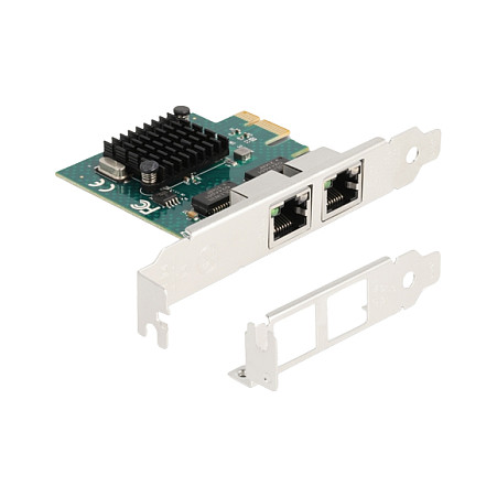 Mrežna kartica DELOCK PCI Express x1 na 2x Gigabit LAN-3