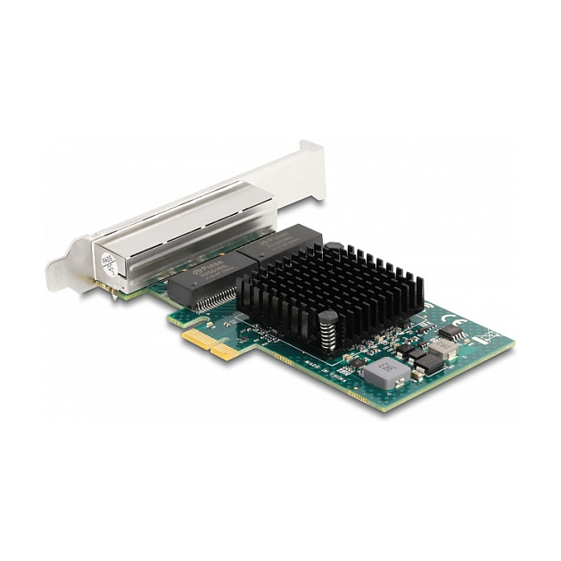 Mrežna kartica DELOCK PCI Express x1 4 x Gigabit LAN (89358)-1