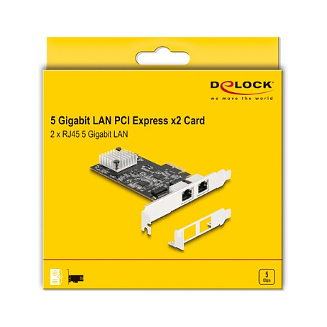 Mrežna kartica DELOCK PCI Express x2, 2 x 5 Gigabit LAN-3