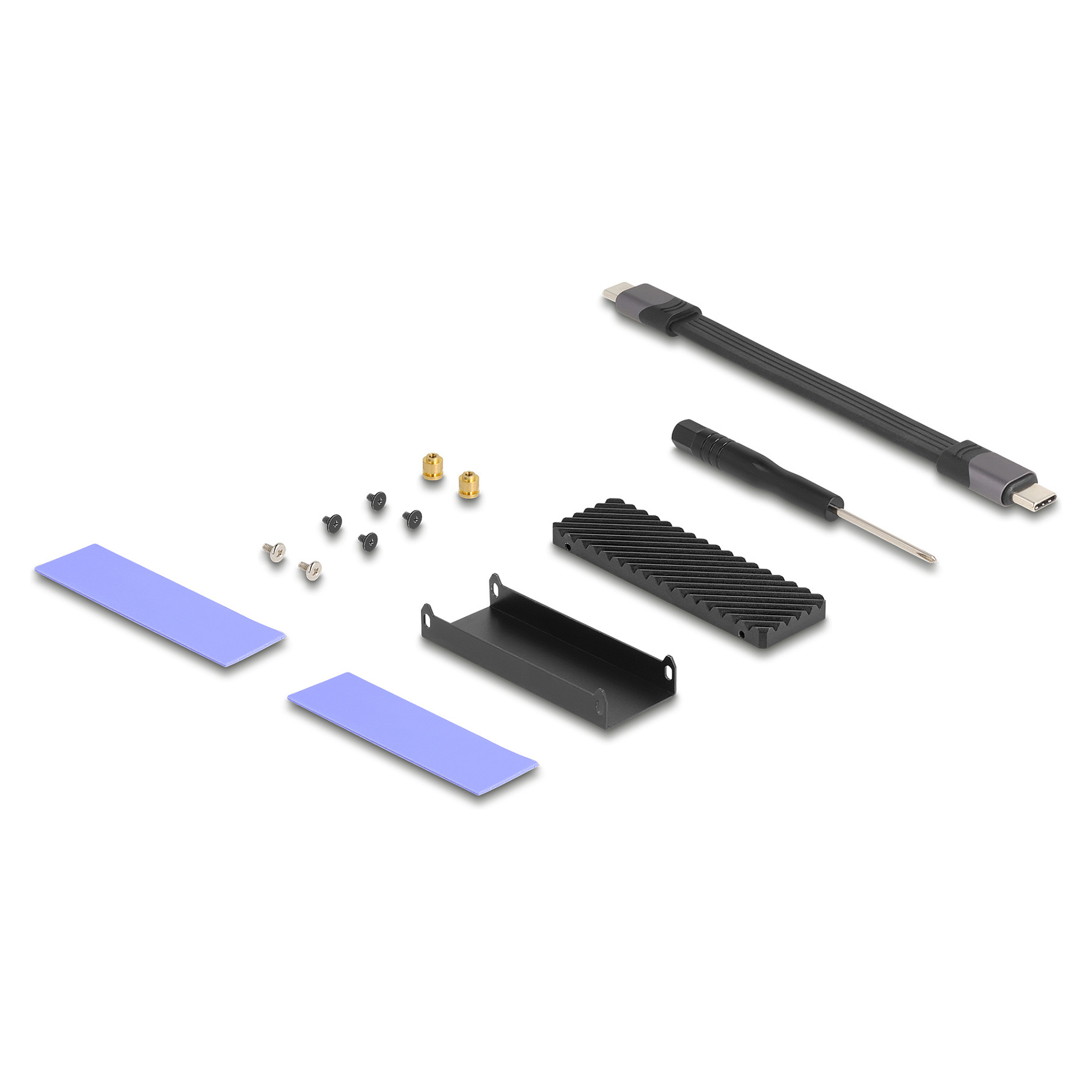 Kućište za M.2 NVMe SSD DELOCK 42029 USB-C 40 Gbps (USB4)-4