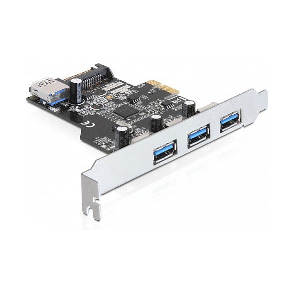 PCI Express kartica DELOCK 89301, 4x USB 3.0