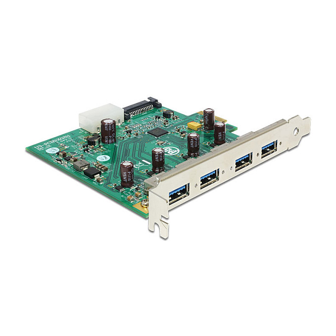 DELOCK PCI Express kartica 4 x USB 3.0 Type-A (89323)