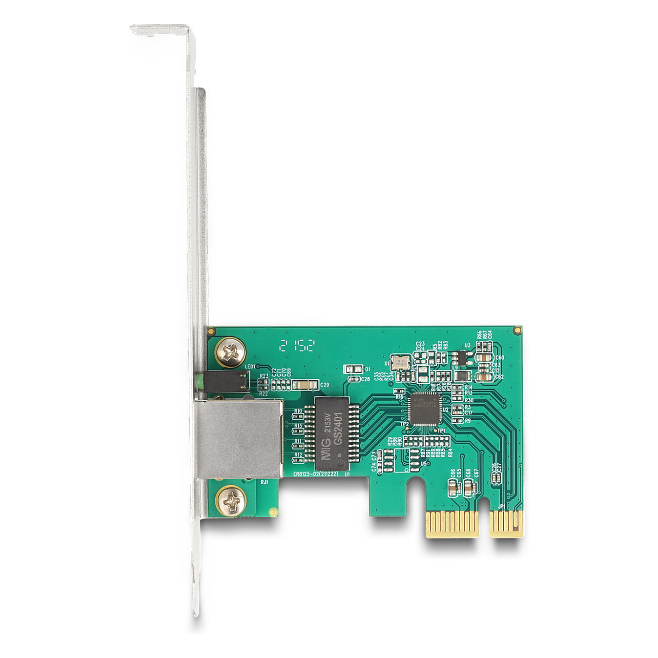 Mrežna kartica DELOCK PCI Express x1 2.5 Gigabit LAN (88100)-2