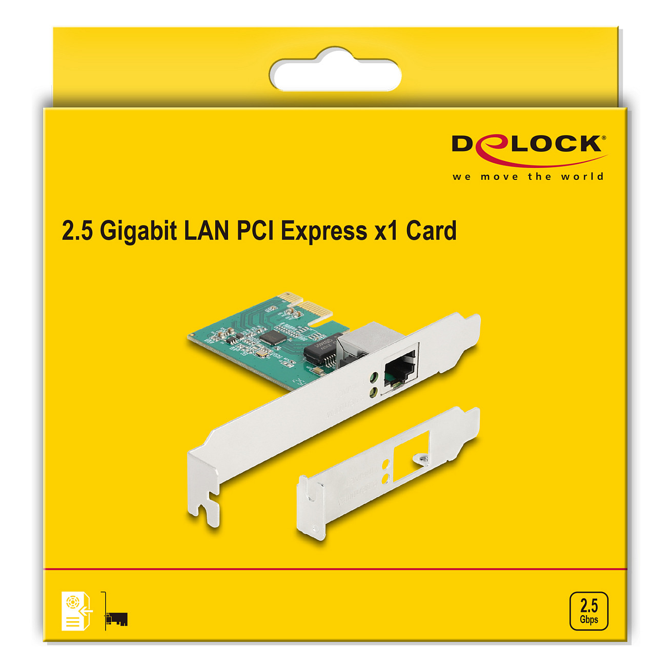 Mrežna kartica DELOCK PCI Express x1 2.5 Gigabit LAN (88100)-3
