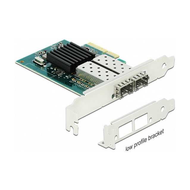 Mrežna kartica DELOCK PCI Express x4 (2 x SFP Gigabit LAN, Intel 82576)-1