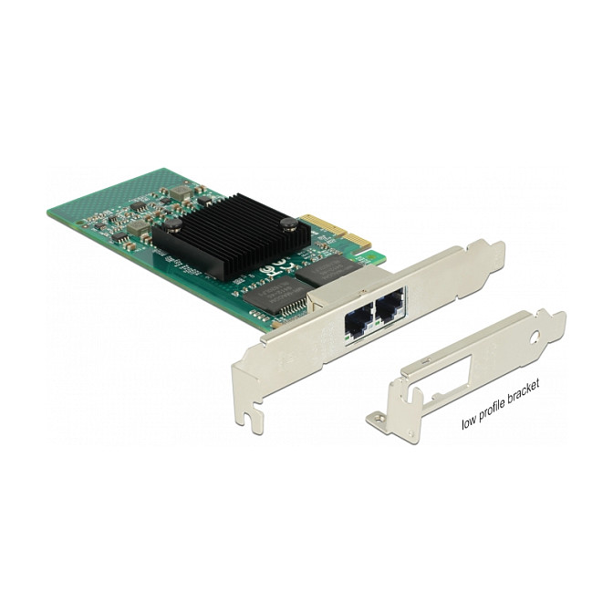 Mrežna kartica DELOCK PCI Express x4 2 x Gigabit LAN (Intel i350)-1