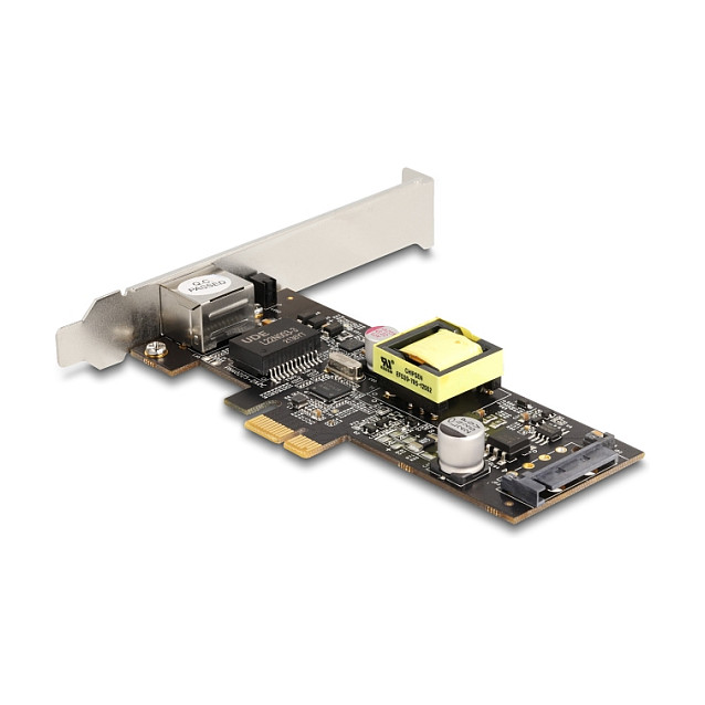 Mrežna kartica DELOCK PCI Express x1 2.5 Gigabit LAN (PoE+, Intel I225)-0