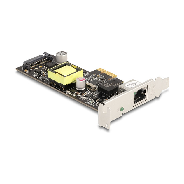 Mrežna kartica DELOCK PCI Express x1 2.5 Gigabit LAN (PoE+, Intel I225)-1