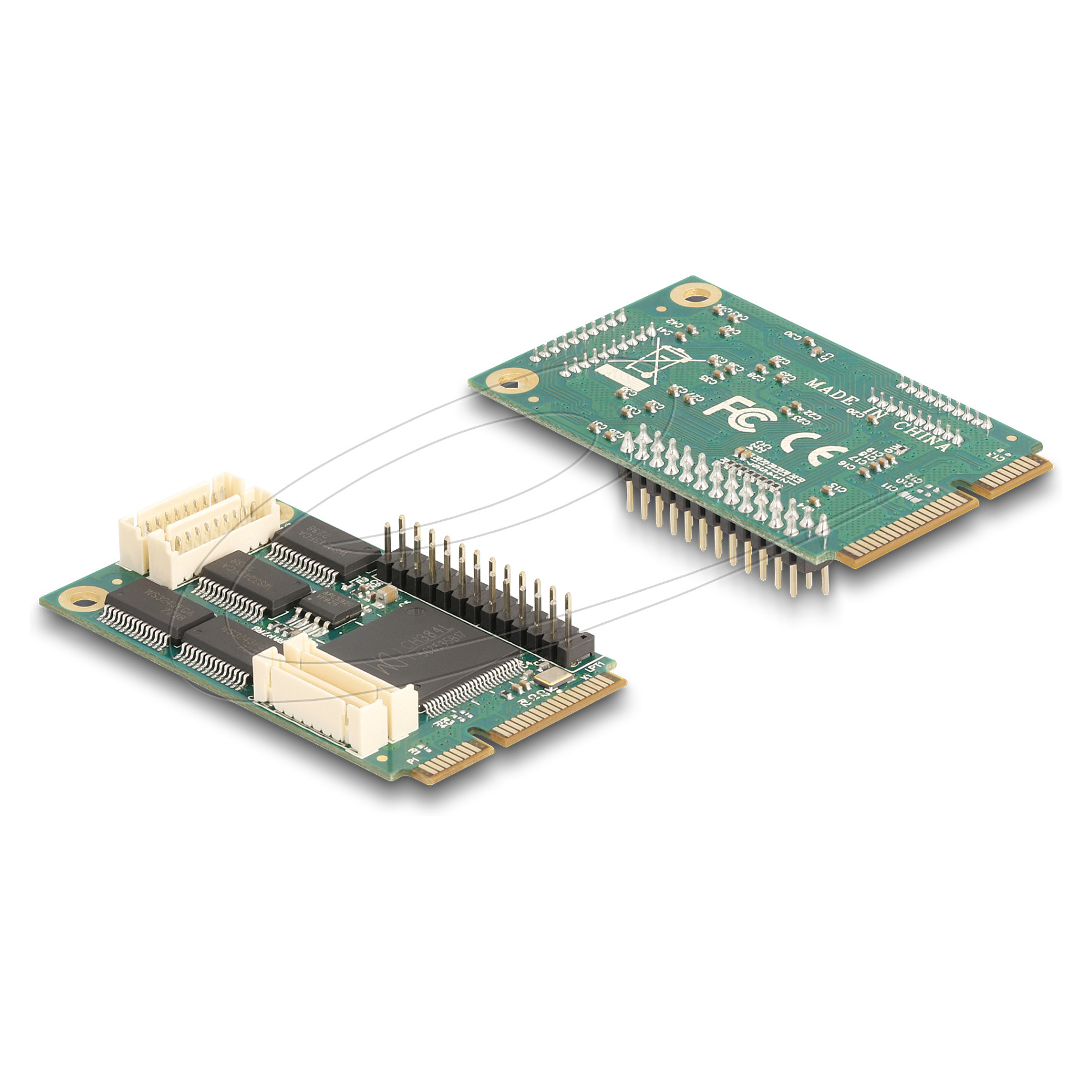 DELOCK Mini PCIe kartica za proširenje (4x Serijski RS-232, 1x Paralelni)