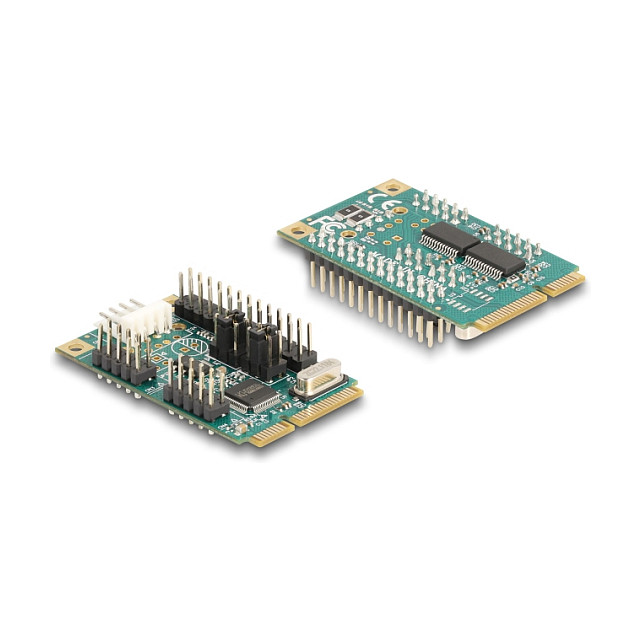 DELOCK Mini PCIe I/O kartica 95277 (1x Paralelni, 2x Serijski RS-232)-1